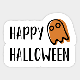 Boo Boo Ghost Happy Halloween Sticker